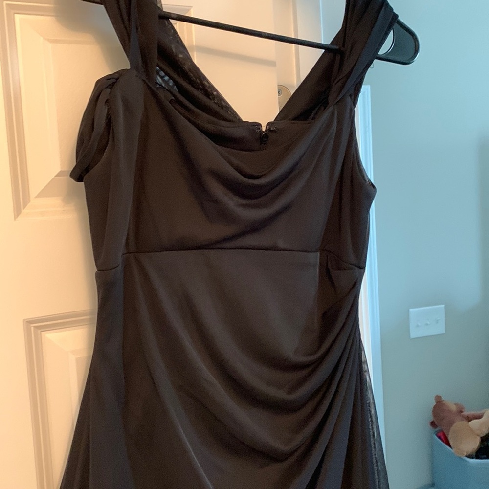 Beautiful black evening gown. Wore once…like new.